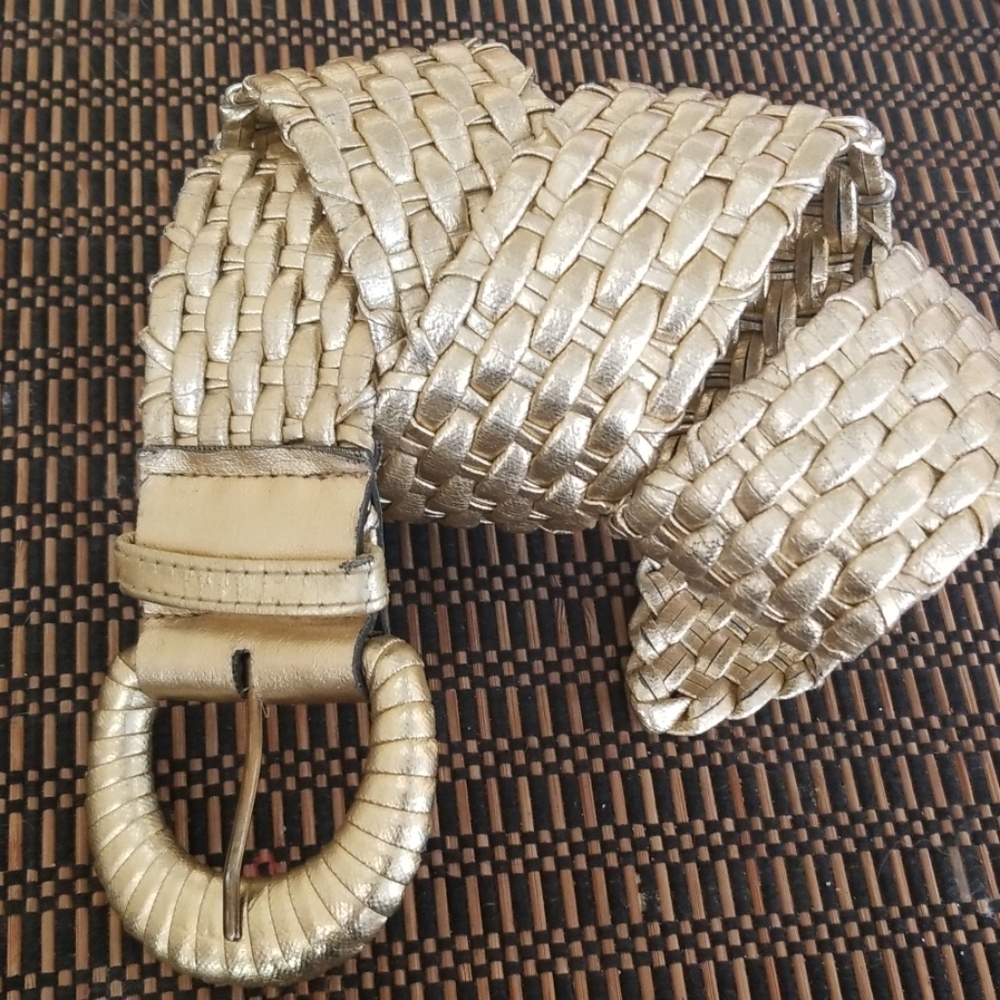 Gold braided Belt